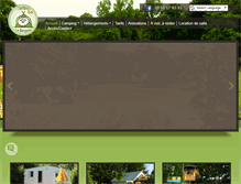 Tablet Screenshot of campinglabergerie.com